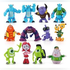 Monsters University Action Figure Collection - Blue, Purple, Green